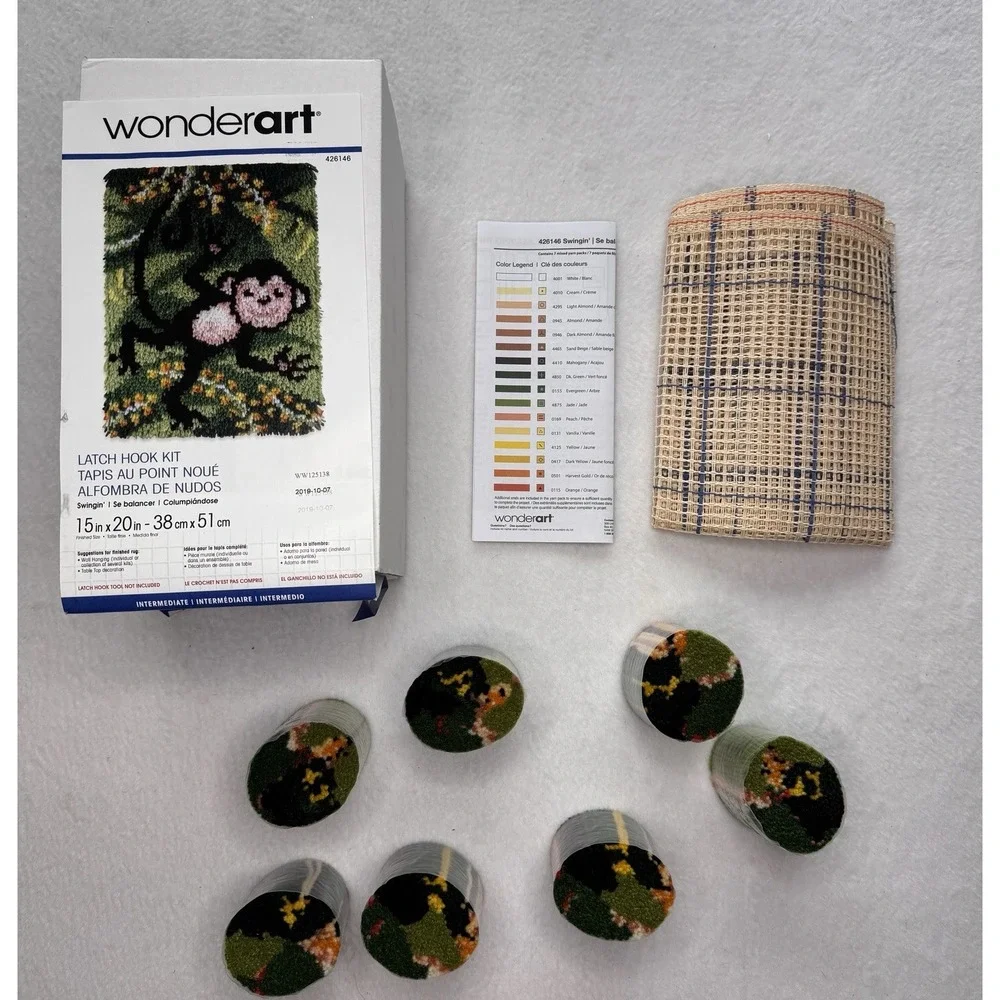 Spinrite Caron Wonderart Latch Hook Kit 15